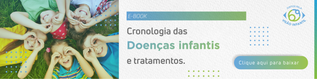 Criança diagnosticada com alta miopia. Saiba o que fazer